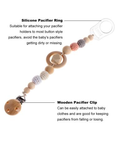 Premium Silicone Pacifier Clips & Chains | Adjustable Pacifier Holders for All Babies - Buy Online on GoSupps.com