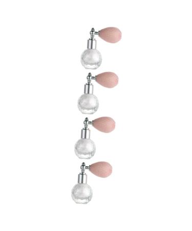 Beavorty 4pcs High Gloss Dusting Glitter Balloons Body Powder Press Powder Makeup Face High Gloss Spray Highlight Powder Spray Makeup Shimmer Spray Shimmering Spray Powder Body Glitter Miss 7.5x7cm x4pcs Whitex4pcs