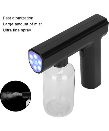Nanometer Mist Sprayer Gun Portable Electric Wireless MultiPurpose Cleaning Fogger for Home Beauty Salon(Black) - Buy Online on GoSupps.com