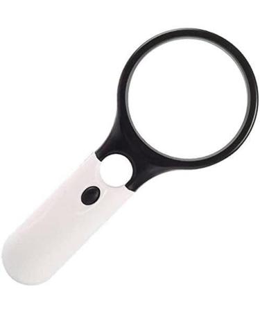 Portable Magnifier LED Handheld with Light High Power with Light Distortion-Free Illuminated Magnifier Full of Stars