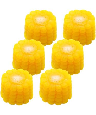 Zerodeko 24 Pcs Simulated Vegetables Faux Slices Fake Vegetable Ornaments Plastic Simulation Vegetable Fake Lettuce Photo Prop Artificial Vegetable Display Props Fake Props Corn Model Pvc Yellowx4pcs 3.8x3.8cmx4pcs - Buy Online on GoSupps.com