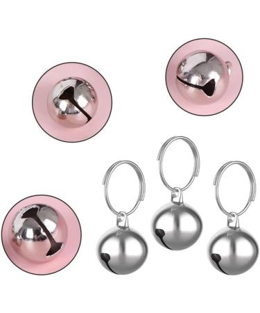 Partns Silver Dog Bells - 5 Pack Jingle Bells for Dog Collars & Decor | Durable Metal Key Rings - Buy Online on GoSupps.com