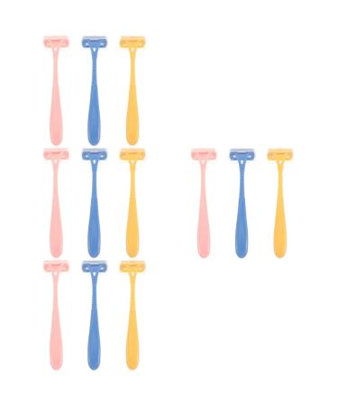 Beaupretty 12 pth manual hair removal knife razor neat hair remover for girls manual body razor leg hair razor female trimmer woman chiselin disposable hairpise ABS