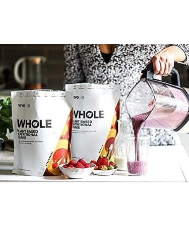 Vivo Life Whole Vegan Protein Shake - 25 Portions - Essential Fats Vitamins & Minerals - Caramel Biscuit Flavor - International Shipping Available - Buy Online on GoSupps.com
