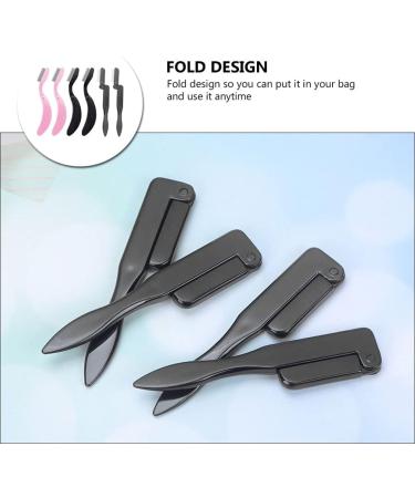 Buy Minkissy 6-Piece Foldable Eyebrow Comb Set | Stainless Steel Eyelash Separators & Mascara Tool - Collapsible & Portable - Buy Online on GoSupps.com