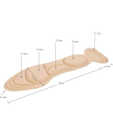 XLKJ Heel Cushions - Self-Adhesive High Heel Pads for Men & Women | Perfect Inserts for Oversized Shoes - Buy Online on GoSupps.com