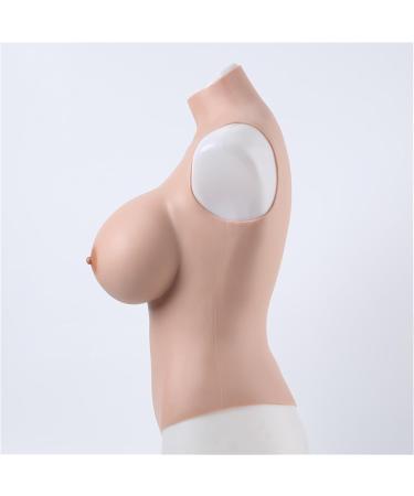 Knobco Round Collar Realistic Silicone Breast Forms - Mastectomy & Cosplay Enhancers (Brown Skin H 2400G) | International Shipping - Buy Online on GoSupps.com