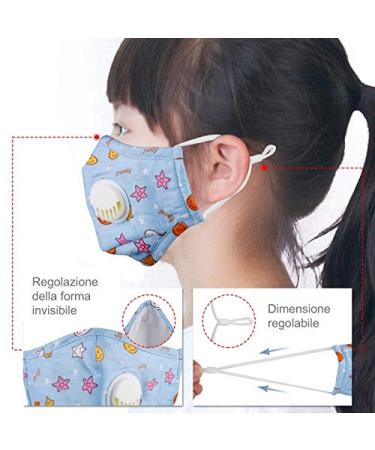 Buy Ariel 33 Cotton Masks for Kids - Washable Denim Pattern Breathable with 2.5 Filter | 2-Piece Set - Buy Online on GoSupps.com