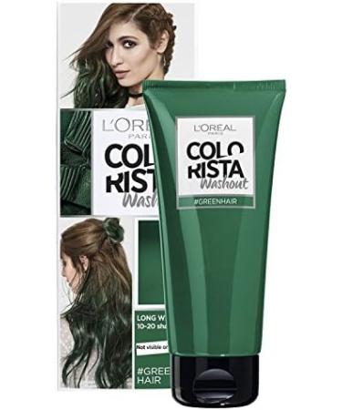 L'Oreal Paris Colorista Washout Green Semi-Permanent Hair Dye - 80ml - 1 Count - Buy Online on GoSupps.com