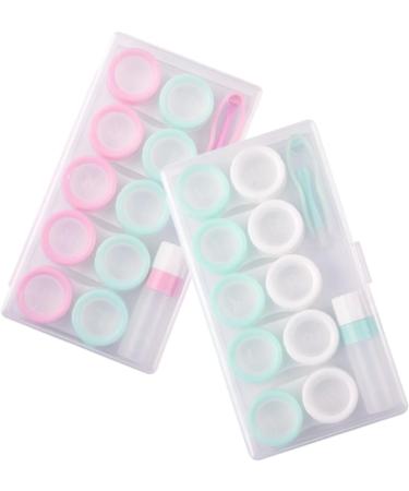 Partykindom 6 Sets Colored Contact Lens Storage Box - Macaron Eye Lens Case Container for Safe Storage - Buy Online on GoSupps.com