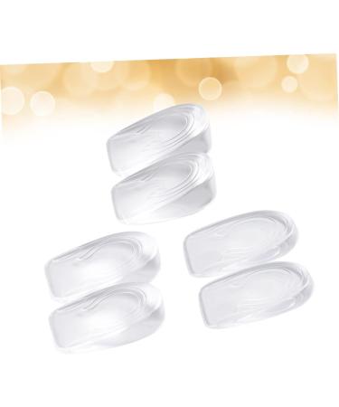 FRCOLOR Height Increase Shoe Inserts - 3 Pairs Silicone Gel Heel Lift Insoles for Men & Women - Comfortable & Ventilated Elevator Shoe Pads - Buy Online on GoSupps.com