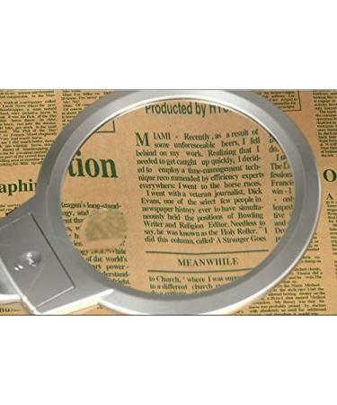 LED High-Definition Light Hose Desktop Glass Large Lens Bracket Type 130mm Magnifiers - Buy Online on GoSupps.com