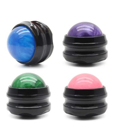 Beifenl Massage Roller Massager Therapy Tool Foot Back Waist Hip Hand Massage Health Care 4pcs