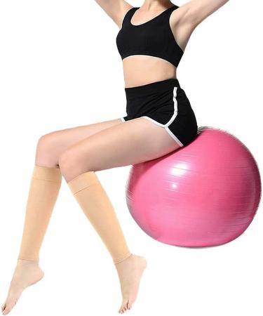 Buy 2 Pairs Compression Stockings for Varicose Veins & Swelling Supportive Without Foot Compression - Buy Online on GoSupps.com