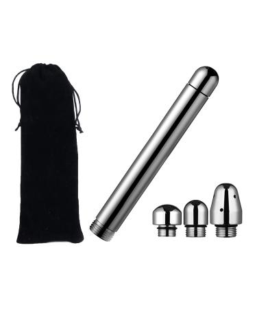 Analdschusche with 3 aluminum shower nozzles shower head set enema anal vaginal shower for women men shower set accessories including a sammer carrying bag