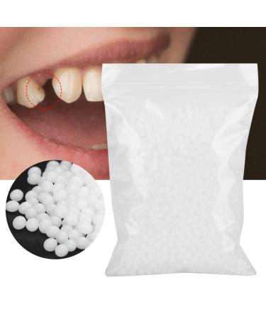 Provisional Teeth Denture Set - Instant Veneers Thermal Adhesive Pearls & Temporary Tooth Repair (50g) - Buy Online on GoSupps.com