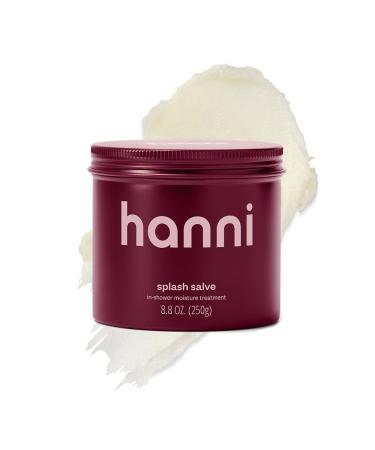 HANNI Splash Salve Body Mask, In-Shower Moisturizer with Coconut, Jojoba, Shea Butter & Glycerin, Deep Conditioning for All Skin Types, 250 mL / 8.8 oz Sparkling Palmarosa (Original)