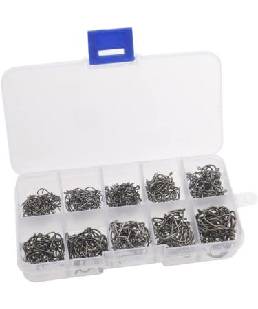 Yardwe Box 500pcs 10 Fishing Hooks Fishhooks Fish Hook Ten Grids Buckle Box - Buy Online on GoSupps.com