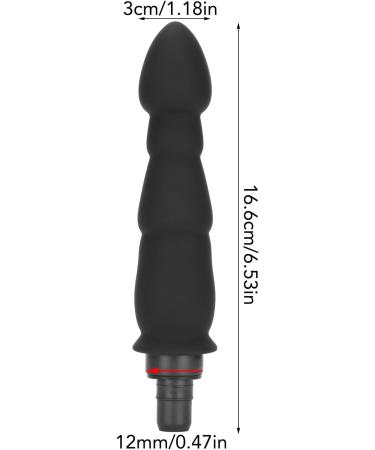 SONEW Waterproof Silicone Replacement Head for Muscle Massagers | Upgraded Massage Pistol Attachment | Depth Fabric Massager Accessories #2 (Black 0.47in) - Buy Online on GoSupps.com