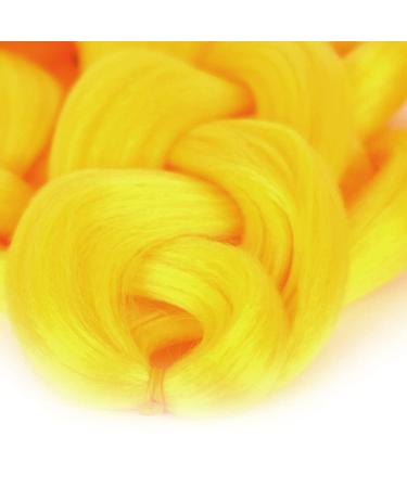 Premium 2m Long Mybraids Sun Yellow Braid Hair Extensions for Rasta Dreads Crochet Twists Box Braids & Cornrows - Ideal for Stylish Braiding Hairstyles - Buy Online on GoSupps.com