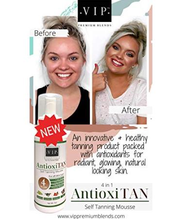 AntioxiTAN 7oz: Organic 4-in-1 Super Fruit Self Tanning Mousse with High Antioxidant Levels | For All Skin Types | No Orange Tan | Fast Shipping - Buy Online on GoSupps.com