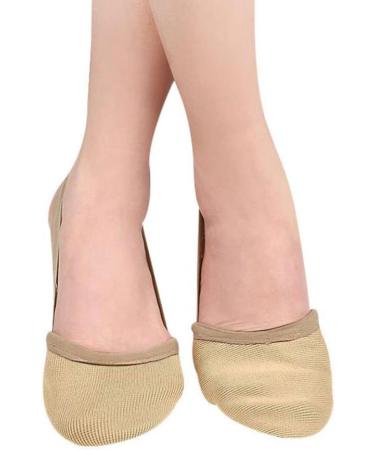 Buy Minkissy Half Palm Toe Sleeve Ballet Shoes | Dance & Pilates Socks for Women & Men | Adjustable Suede Toe Pads for High Heels & Yoga - Buy Online on GoSupps.com