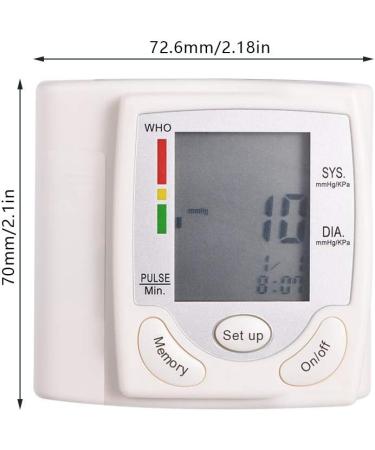 Automatic Digital Wrist Blood Pressure Monitor with LED Display - Home Use - Buy Online on GoSupps.com