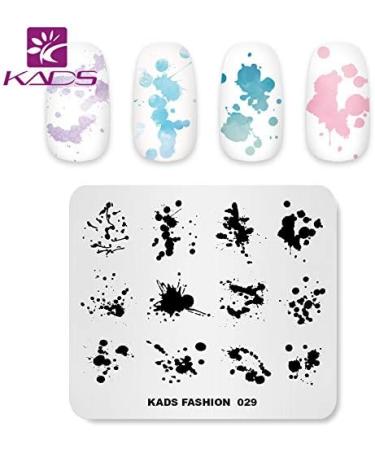 KADS Nail Art Stamping Plates - Fashion Manicure Print Templates - FA029 - Buy Online on GoSupps.com