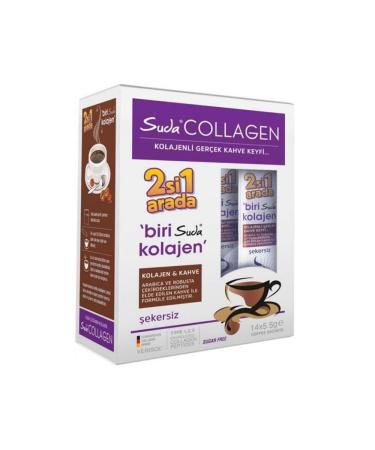 sudacollagen Suda Collagen 2in1 Coffee & Collagen 55 g 14 bags