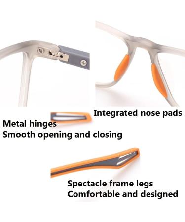 JWW Photochrome Reading Glasses for Men & Women | Blue Light Filter +2.00 Aspherical Lens Fashion Sunglasses - Buy Online on GoSupps.com