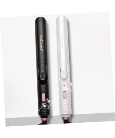 PLAFOPE 1pc Curling Iron Curling Wand Hair Straightening Comb Electric Hot Comb Hair Curlers White US Plug White - Buy Online on GoSupps.com
