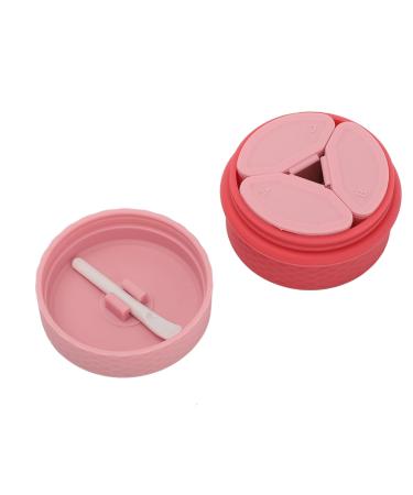 Travel Silicone Makeup Containers Set Travel Containers for Toiletries Refillable Empty Silicone Cream Jars with Sealed Lids & Spoon Travel Size
