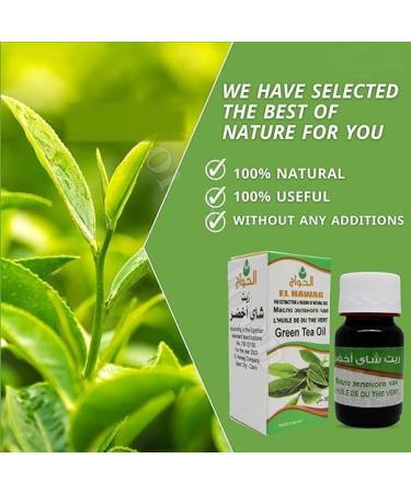 4 Pack Pure & Natural Green Tea Oil Cold Pressed El Hawag Elhawag Natural Concentrated Crude Perfect Fresh for Food No Additives Non GMO Kosher Halal (1 oz / 30 ml)  - Buy Online on GoSupps.com