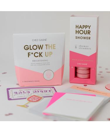 Glow The F*ck Up Facial Sheet Masks - Brightening Set of 3 | No Parabens Sulfates or Phthalates - International Shipping Available - Buy Online on GoSupps.com