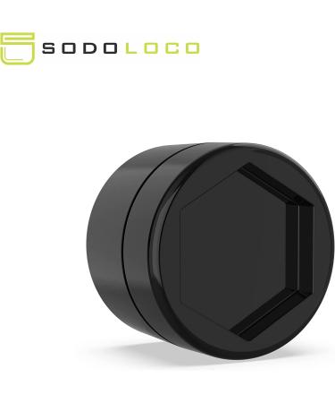 200 Pack 5ml Thick Black Glass Containers with Child Resistant Lids for Oil  Lip Balm  Wax  Cosmetics - Buy Online on GoSupps.com