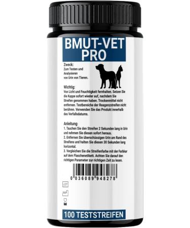 100x Health Test for Animals - Urinalysis Strips for Large & Small Pets | Fast Accurate Results - Buy Online on GoSupps.com
