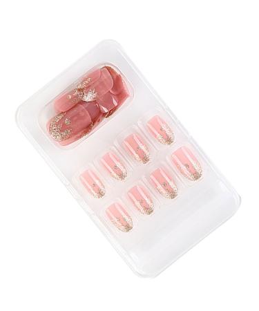 dijiusidy False Nail Fashionable Various Shapes Fingernail Full Coverage Strong Viscosity Adjustable Paster for Manicure Art 36 F741 36 1 count (Pack of 1)