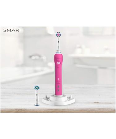 Oral-B Smart 4 4000W Electric Toothbrush - Pink | Timer & 2 3DWhite Brush Heads | Buy Internationally - Buy Online on GoSupps.com