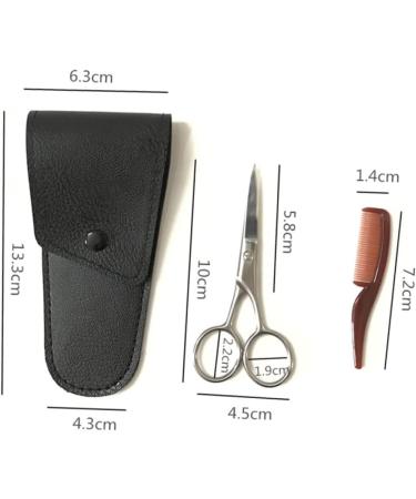 Didiseaon Eyebrow Grooming Set - 2 Sets Precision Scissors for Eyebrows Mustache Nose Hair Trimming & Beard Care - Buy Online on GoSupps.com