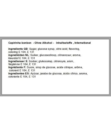 kg Caipirinha - without alcohol as a candy - Buy Online on GoSupps.com