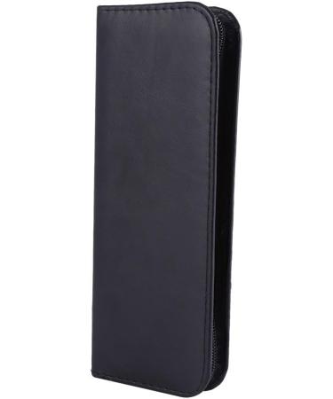 PU Leather Zipper Hairdressing Scissors Pouch Box Lightweight Black Tool Bag for Beginners Hairdressers and Barbers - Buy Online on GoSupps.com