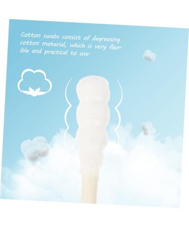 Beatifufu 3 Boxes Cotton Swab Baby Necessities Eye Shadow Applicator Multi-purpose Cotton Sticks Nose Cleaning Cotton Buds Makeup Supplies White Absorbent Cotton Thin Paper Stick Ear - Buy Online on GoSupps.com