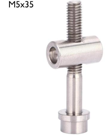 Titanium Alloy M5x35 Bike Seatpost Screw & Clamp for DIY Replacement Parts - Buy Online on GoSupps.com
