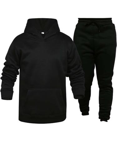 Shop Hanxiulin Men's Jogging Suit - Fashionable Fitness Clothing Set | XXL Black Sports Jacket & Pants - Buy Online on GoSupps.com