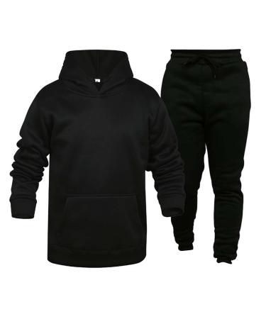 Hanxiulin jogging suit men's sports clothing fashionable sports suit pants jacket set fitness jogging suits sports clothing men jogging suit sweatshirt pants black xxl