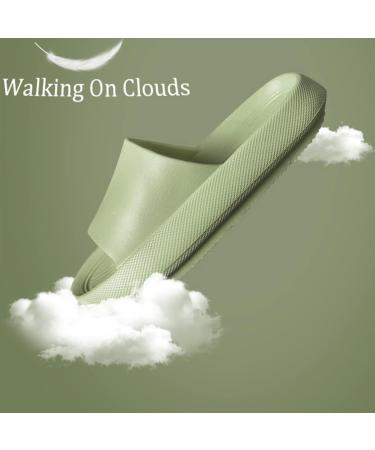 Buy GLSAYZU Pummy Original Women's Cozy Slides - Soft Non-Slip Thick Sole Bathing Shoes for Men & Women - EU Size 42/43 - Black - Buy Online on GoSupps.com