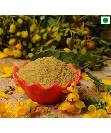 Yuktha Naturals Avarampoo Powder - 200g/7 Oz | Senna Auriculata | Awala | Tarwar | Tanner s Cassia & Tagedu | Avaram Powder - Buy Online on GoSupps.com