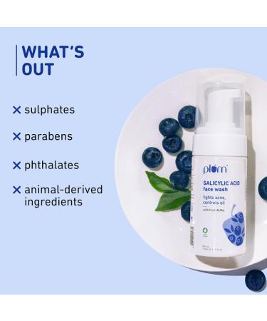 1% Encapsulated Salicylic Acid Foaming Face Wash - Acne & Blackhead Treatment for All Skin Types - 110 ml Creamy Cleanser for Men & Women - Buy Online on GoSupps.com