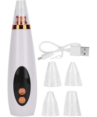 Blackhead Removal Vacuum - Adjustable Suction Pore Cleanser Beauty Device - USB Rechargeable - White - Buy Online on GoSupps.com