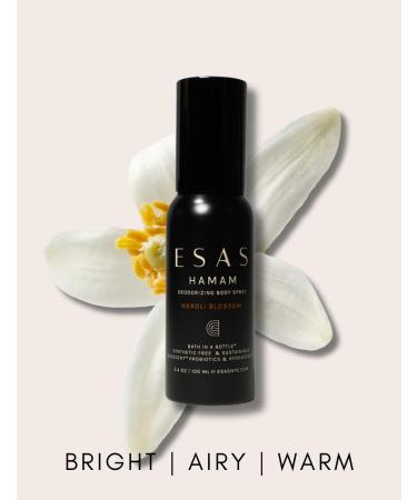 ESAS Hamam Organic Deodorant Body Spray 3.4 oz (Neroli Blossom) - Buy Online on GoSupps.com